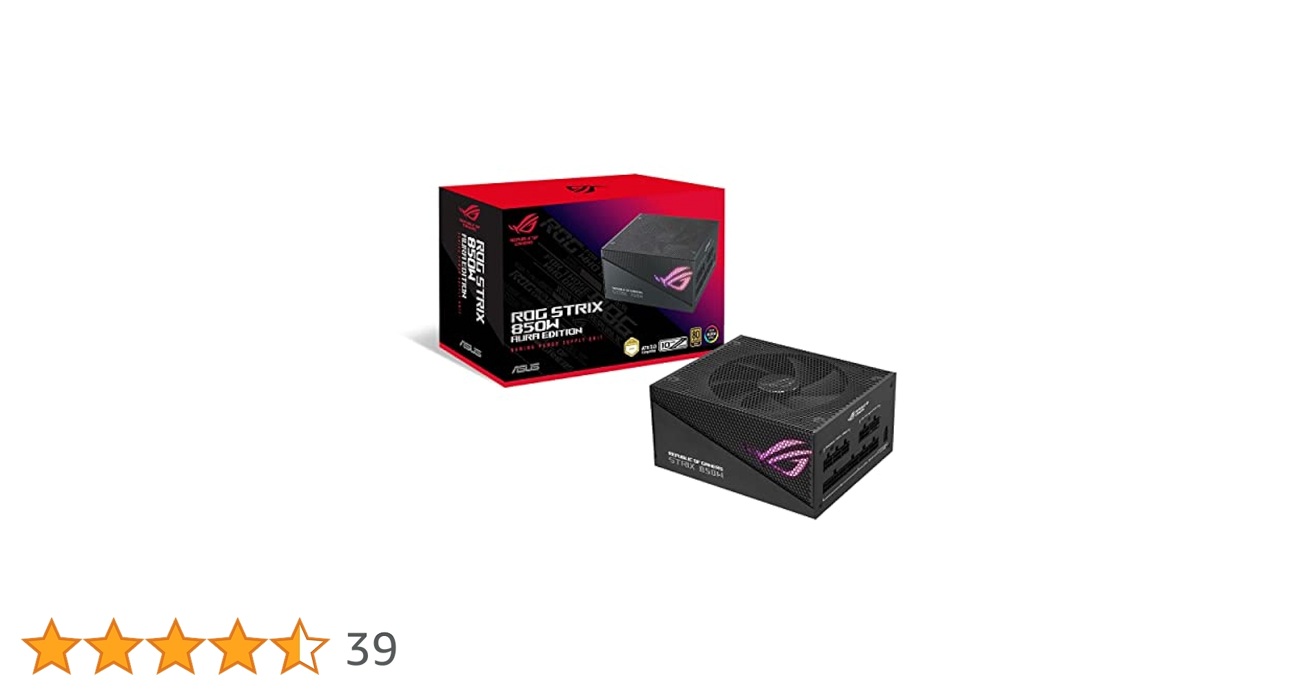 ASUS ROG STRIX 850W GOLD 電源ユニット ROG Strix 850W Gold Aura Edition | Power Supply Units | ROG